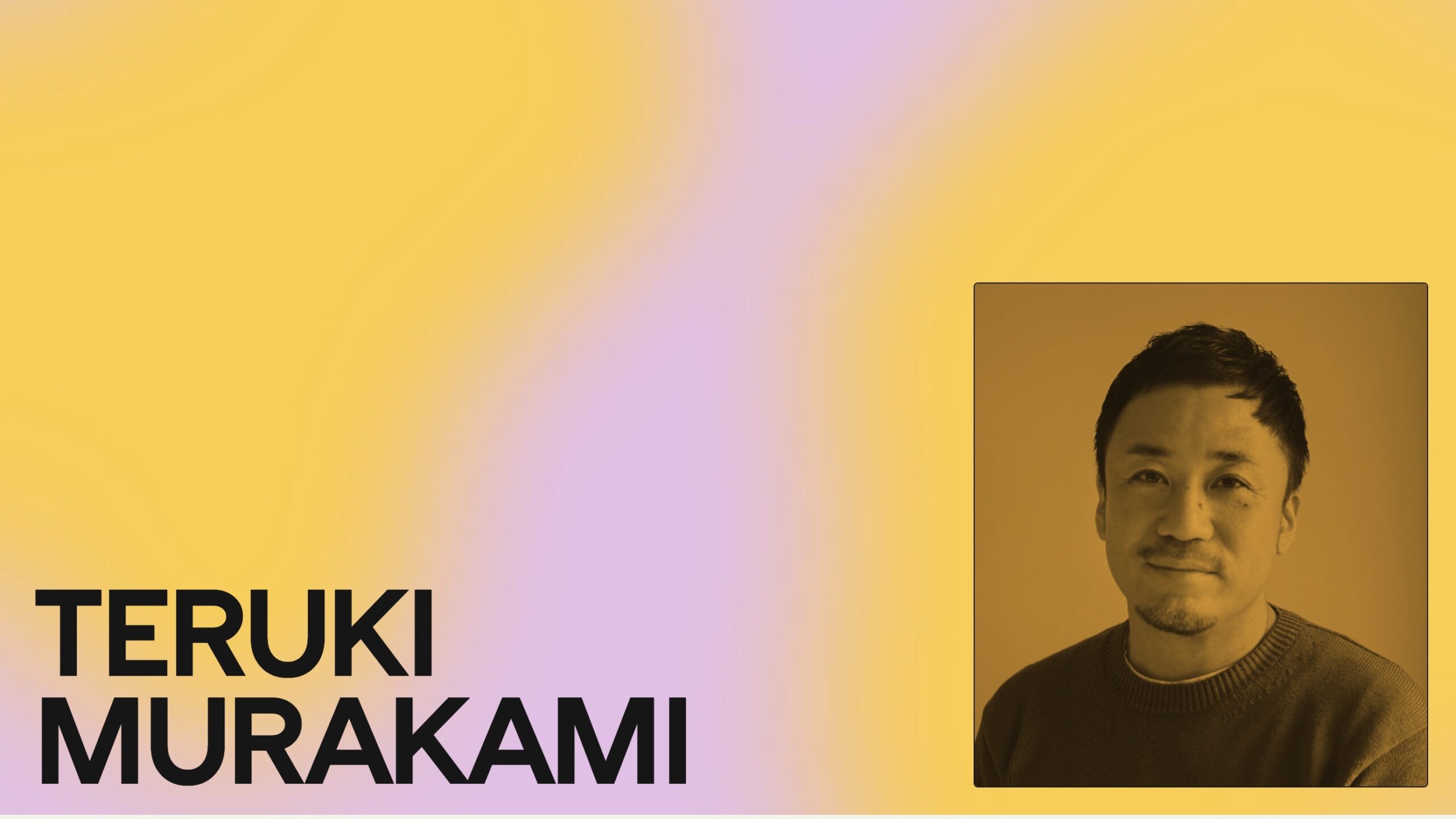 Producer Teruki Murakami selected as a grand jury member for CICLOPE Festival 2023